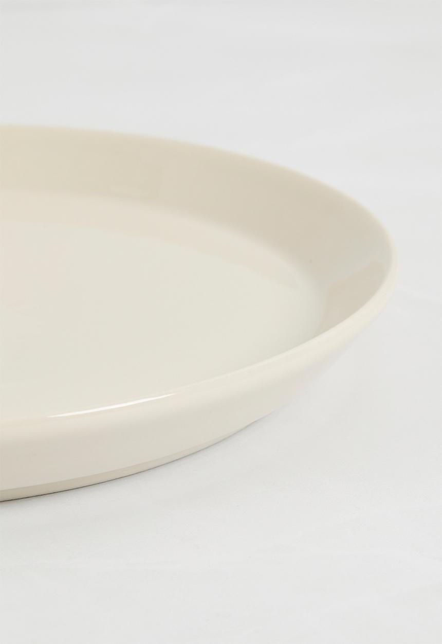H&M - Clive mid stonewareplate - white
