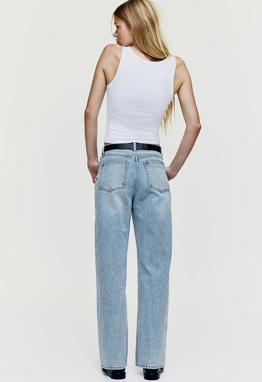 H&M - Wide jeans - light denim blue
