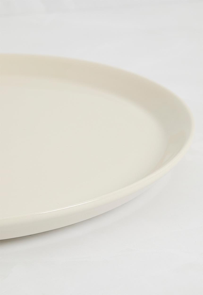 H&M - Clive big stoneware plate - White
