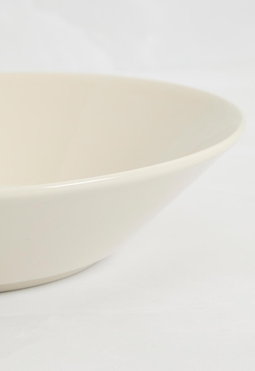 H&M - Clive deep stonewareplate - white