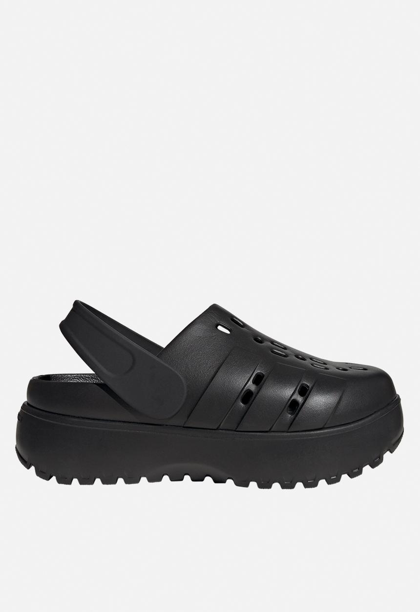 adidas Originals - Adilette clog platform - core black/core black