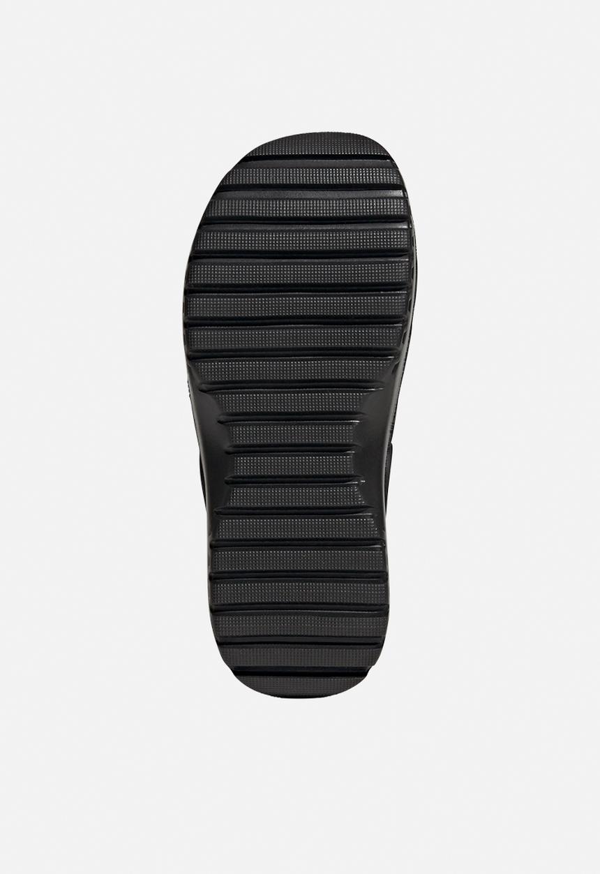 adidas Originals - Adilette clog platform - core black/core black