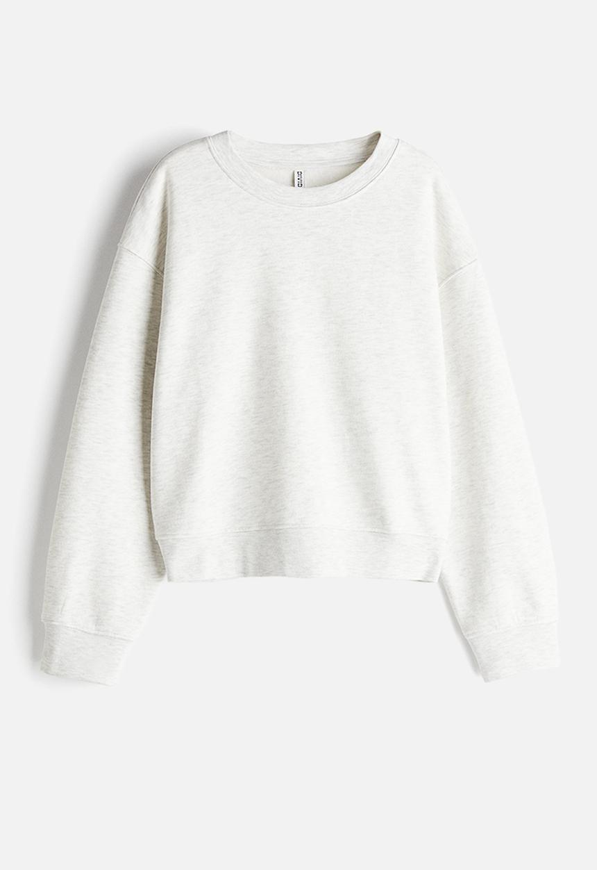 H&M - Loose-fit sweatshirt - light grey marl