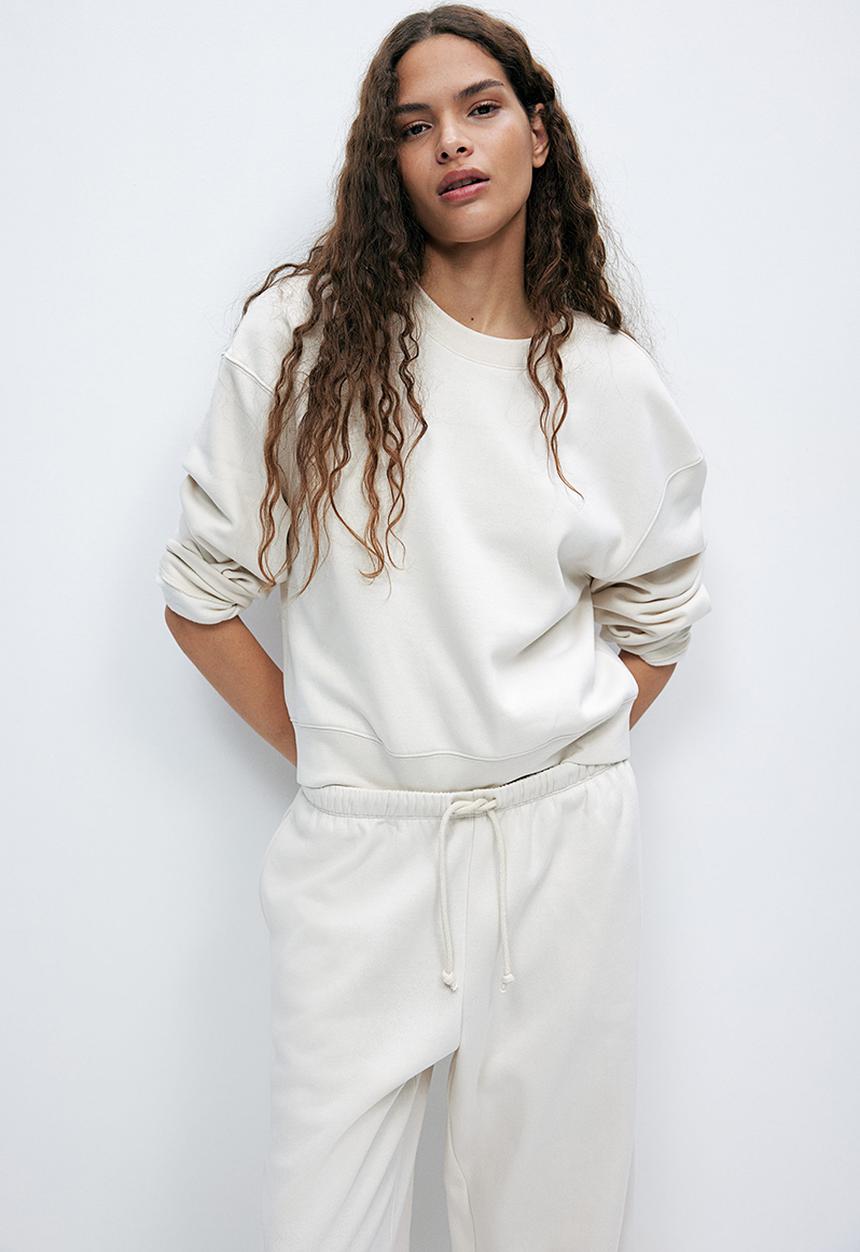 H&M - Loose-fit sweatshirt - light beige