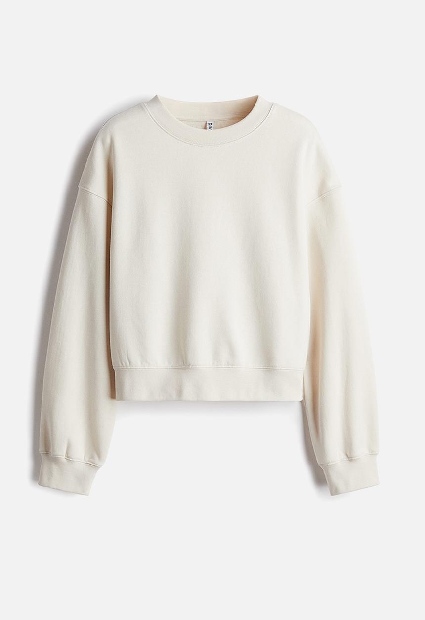 H&M - Loose-fit sweatshirt - light beige