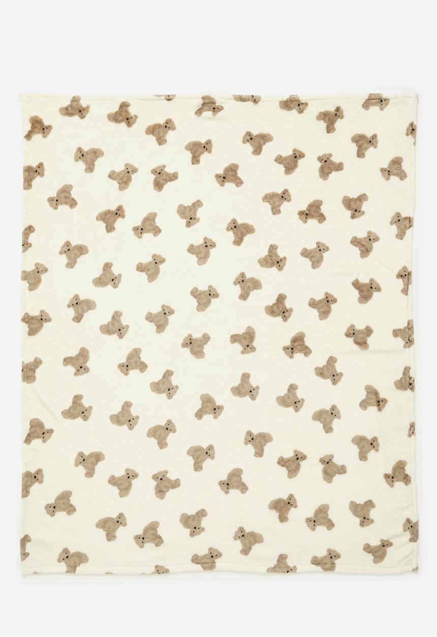 Pop Candy - Printed fleece baby blanket-multi