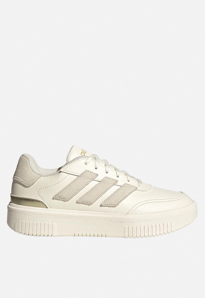 adidas Originals - Courtblock bold - off white/alumina/gold met.