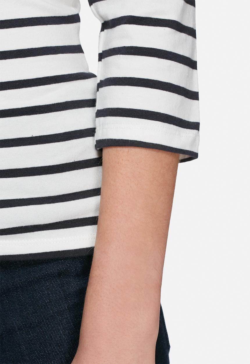 Jacqueline de Yong - Kenya stripy off the shoulder top