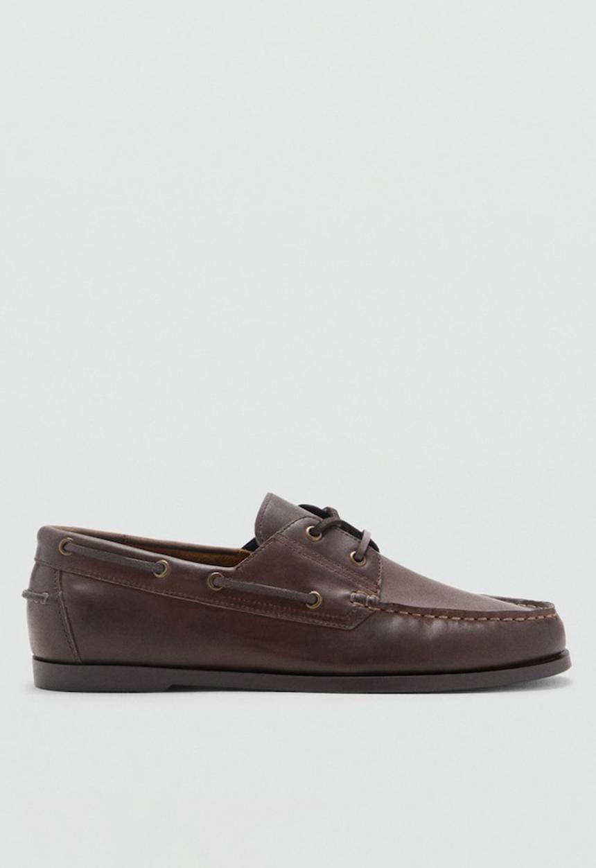 MANGO - Boat shoe - Brown