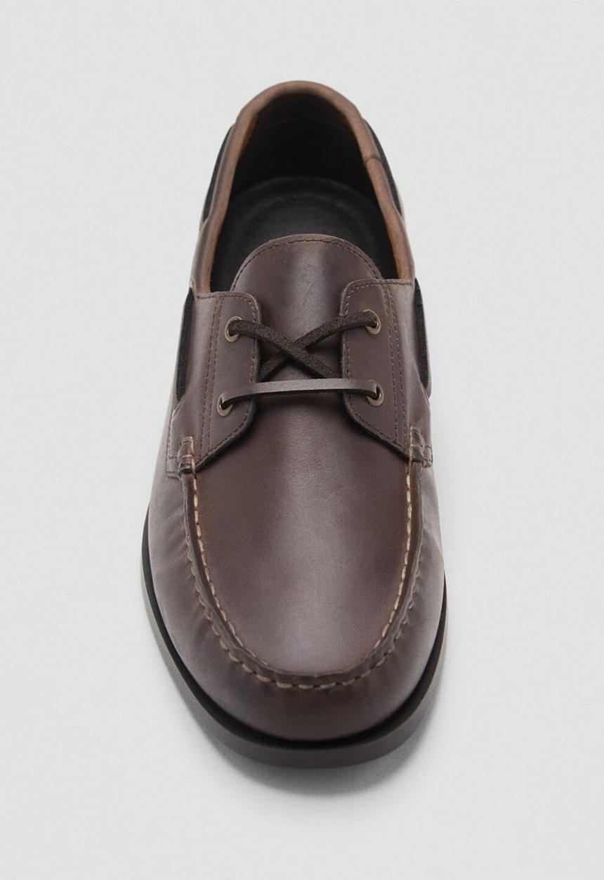 MANGO - Boat shoe - Brown
