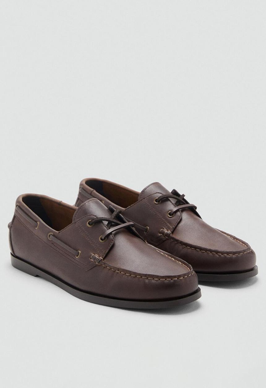 MANGO - Boat shoe - Brown