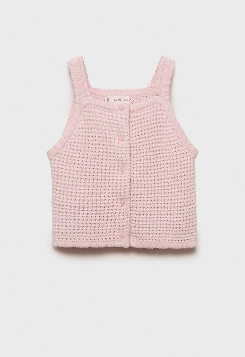 MANGO - Top azores - light pastel pink