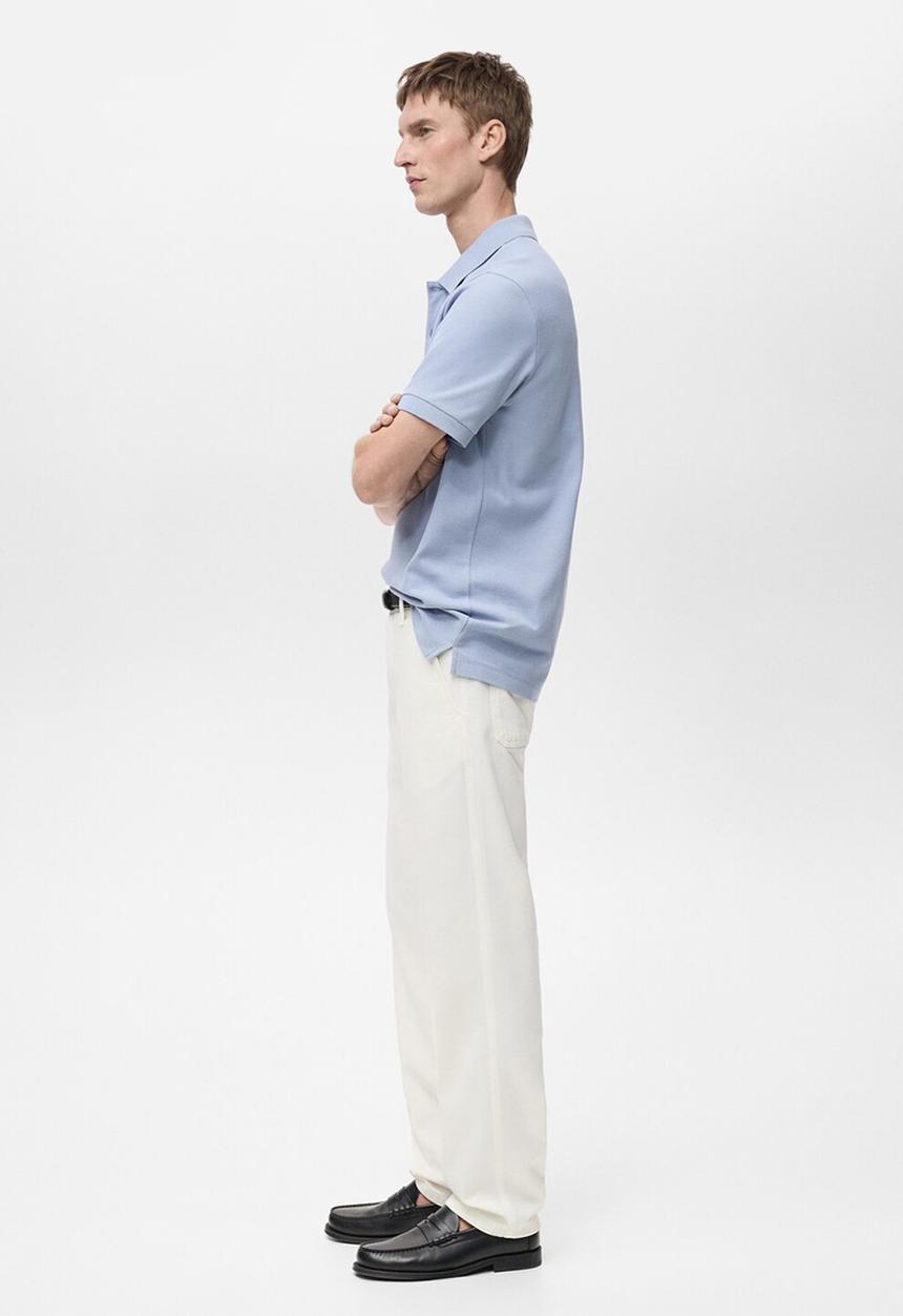 MANGO - Polo Rea - Blue
