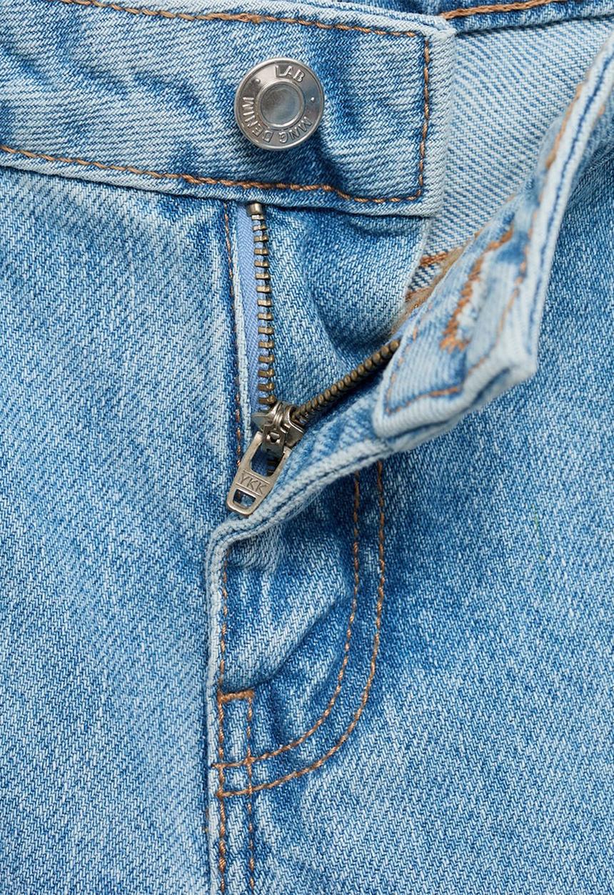 MANGO - Bermudas carpen - open blue