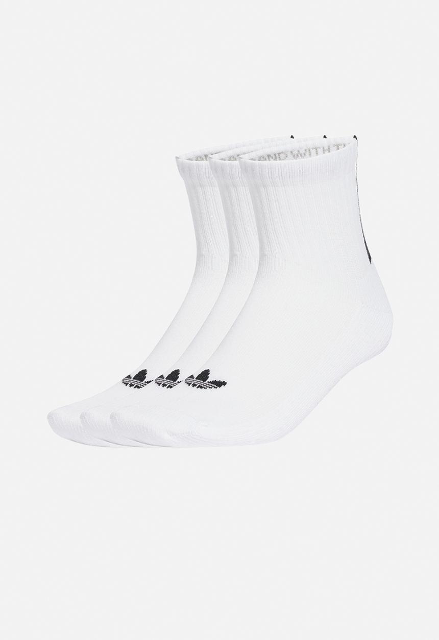 adidas Originals - 1/4 Socks 3pack - white