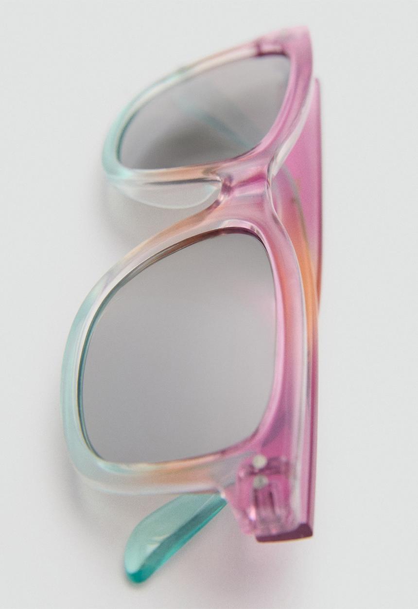 MANGO - Sunglasses rainbow - turquoise & aqua