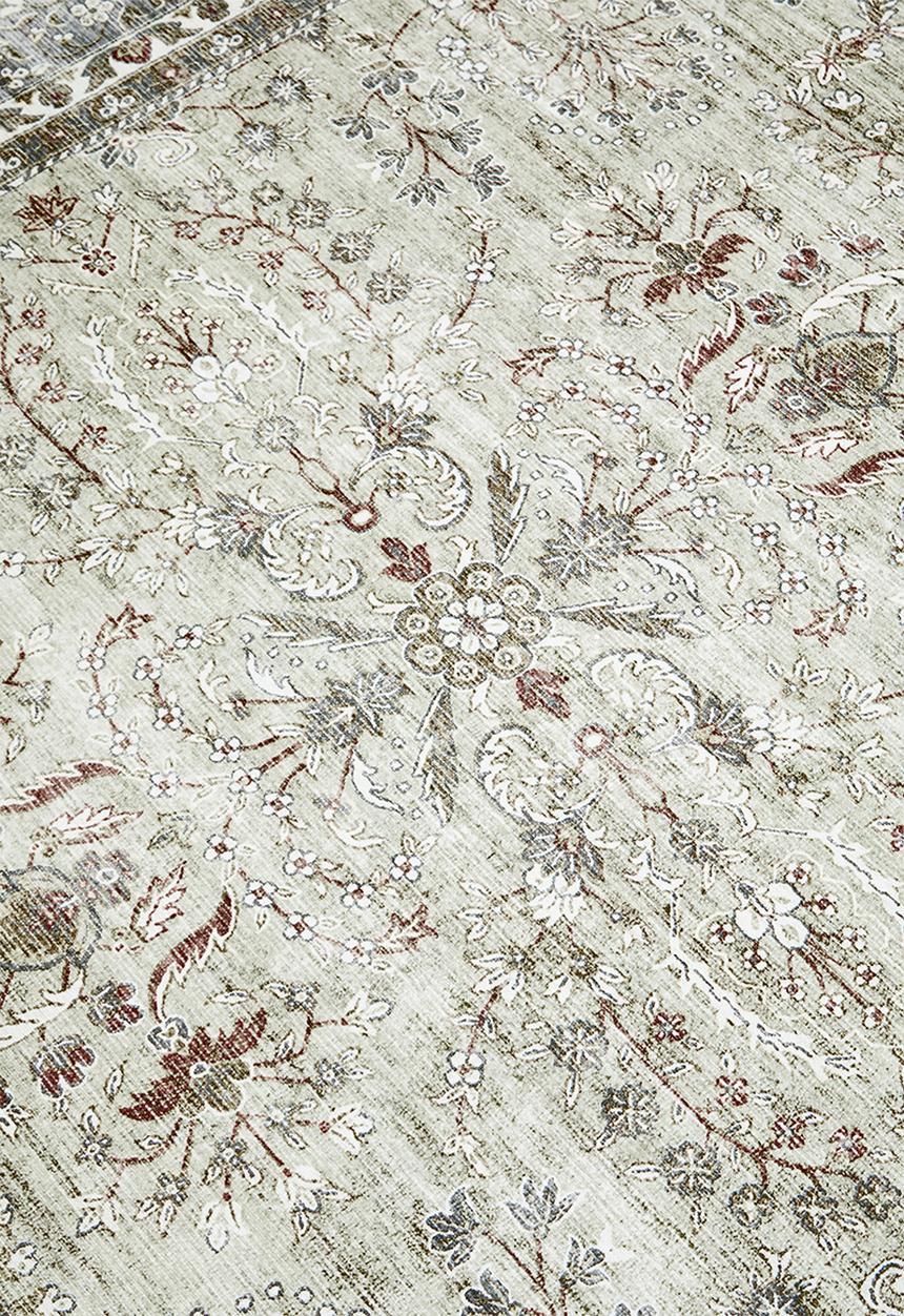 Fotakis - Option Floral Rug - Nat & Grey