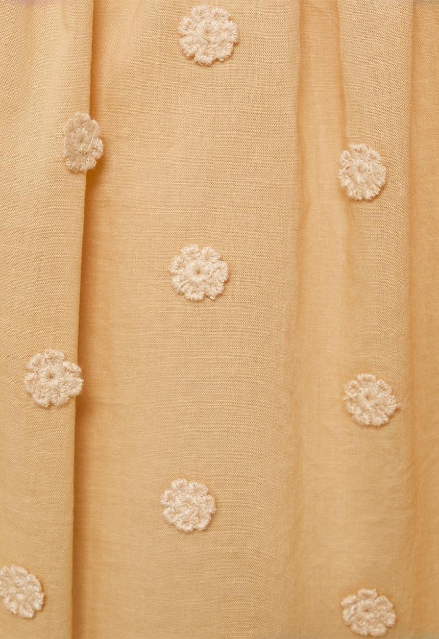 MANGO - Blouse mousse - bright yellow
