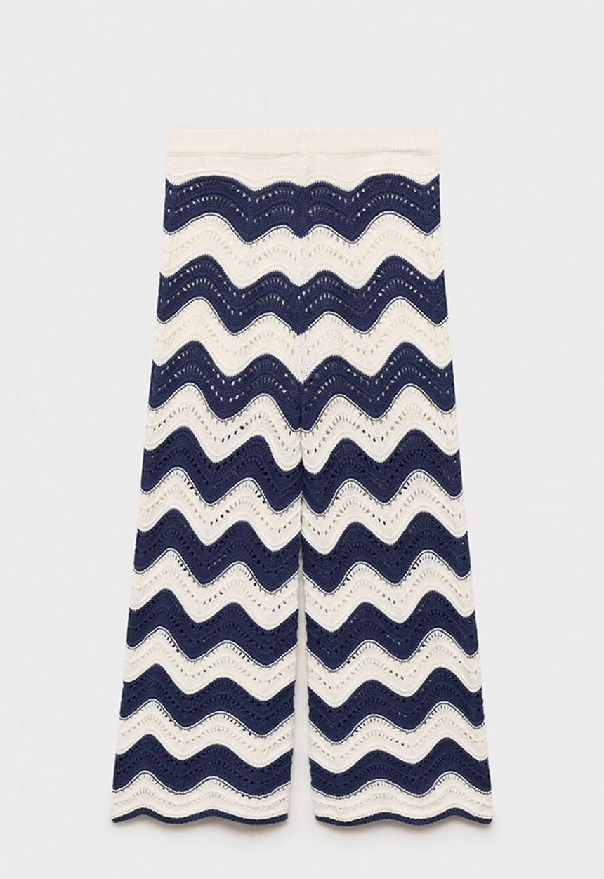 MANGO - Trousers halip - medium blue