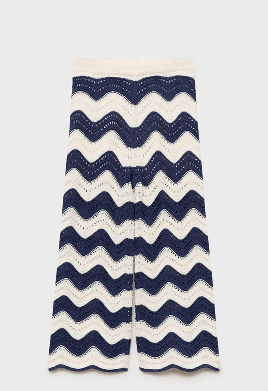 MANGO - Trousers halip - medium blue