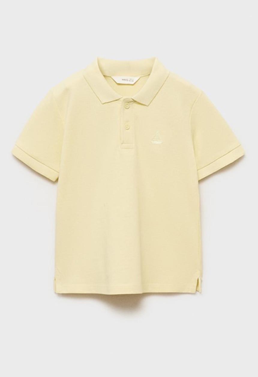MANGO - Poloshirt javi8 - light pastel yellow