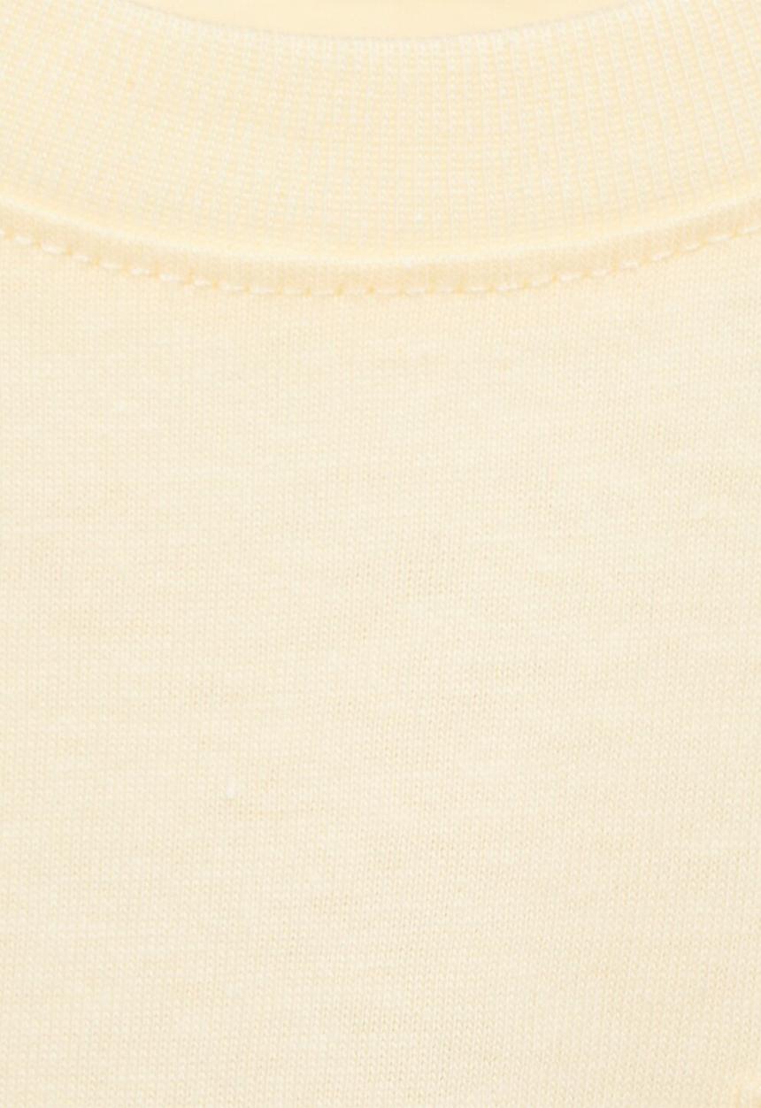 MANGO - T-shirt basicab8 - light pastel yellow