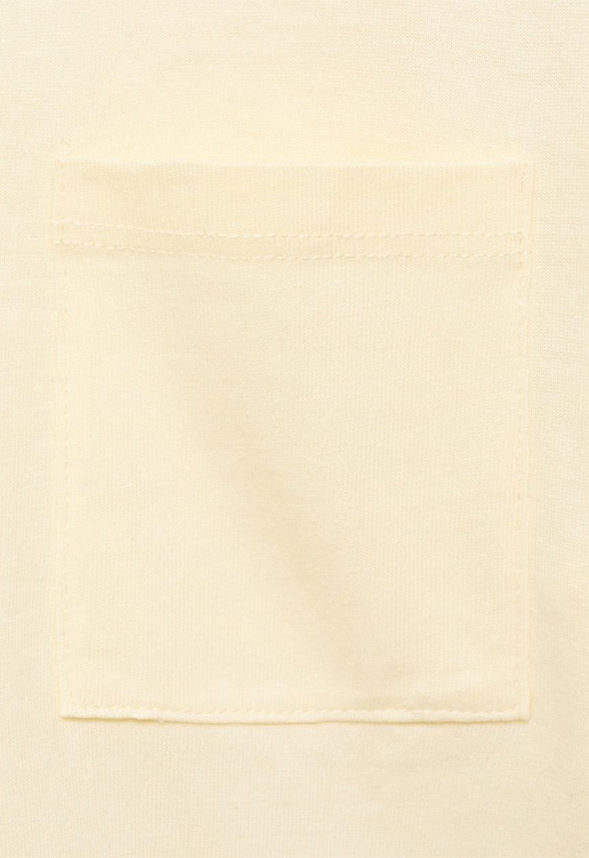 MANGO - T-shirt basicab8 - light pastel yellow