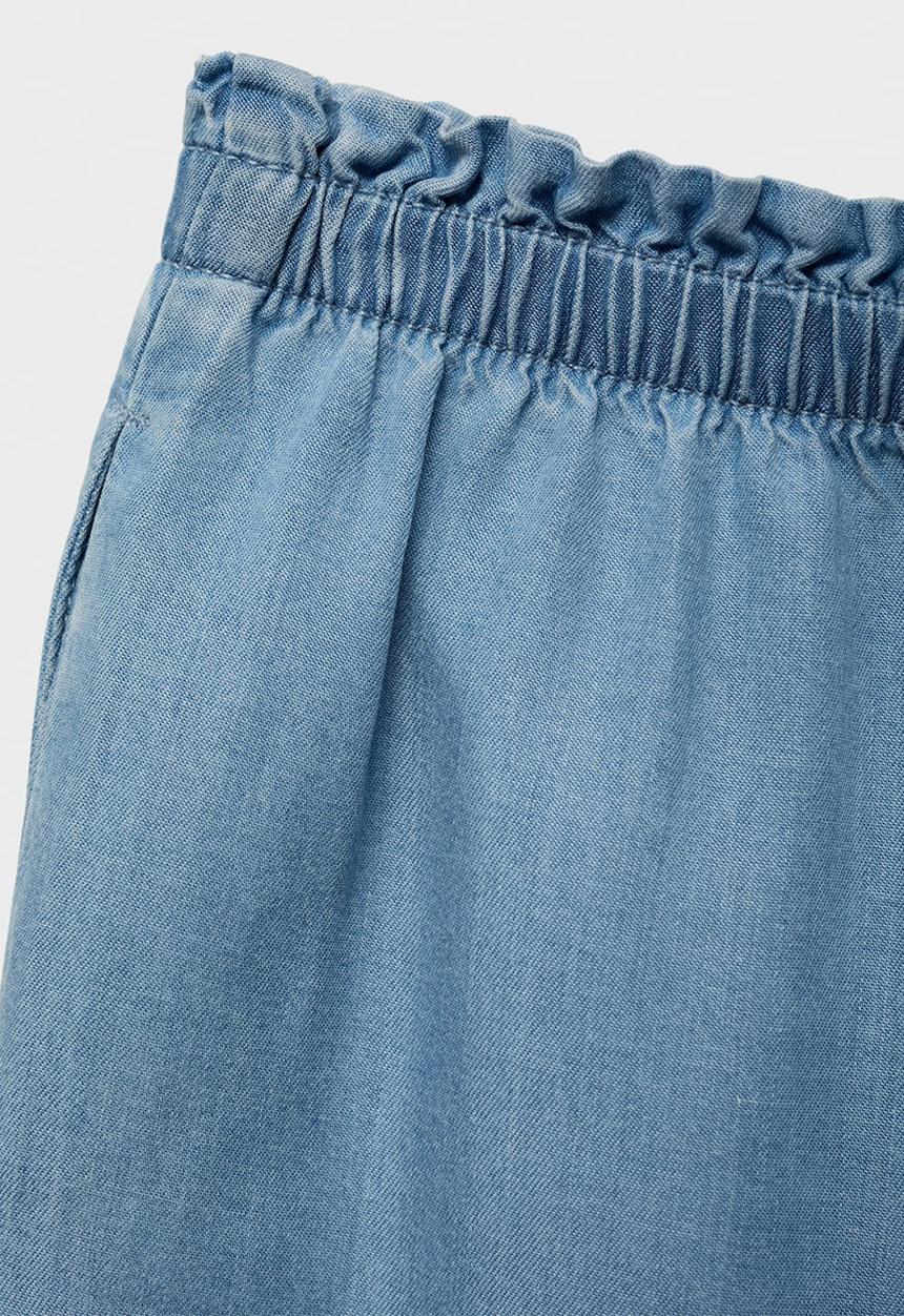 MANGO - Trousers elsa - open blue