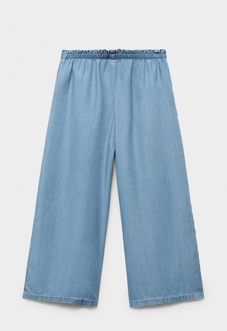 MANGO - Trousers elsa - open blue