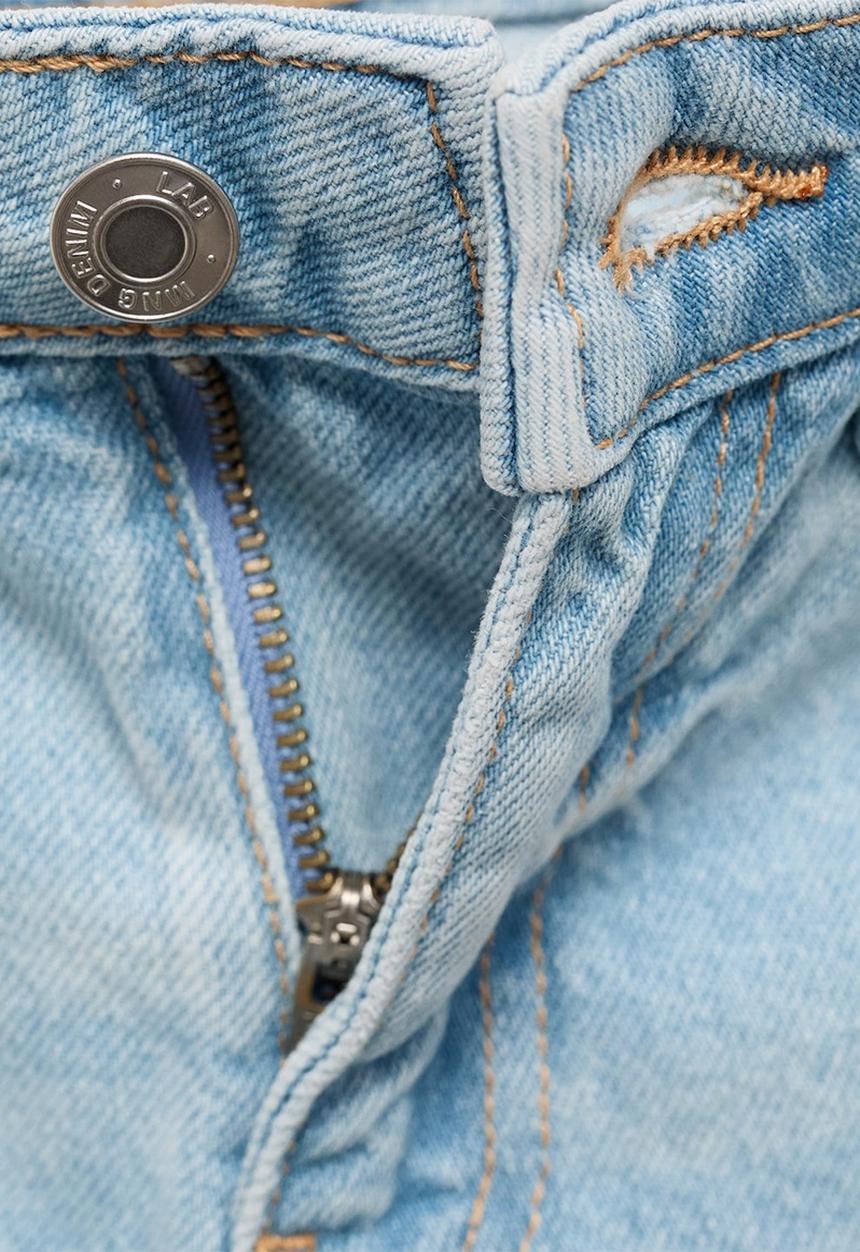 MANGO - Bermudas martin - open blue