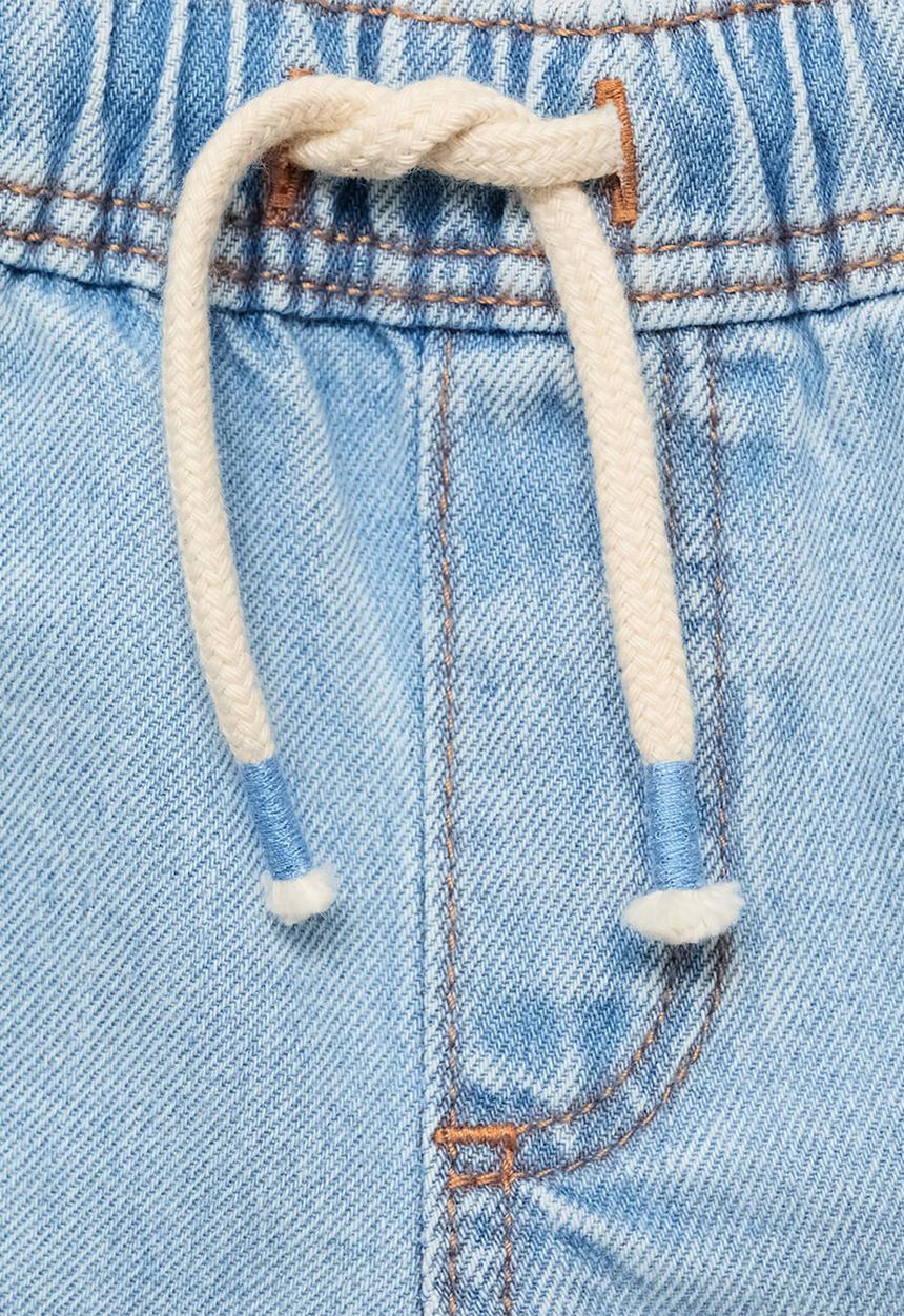 MANGO - Bermudas leo - open blue