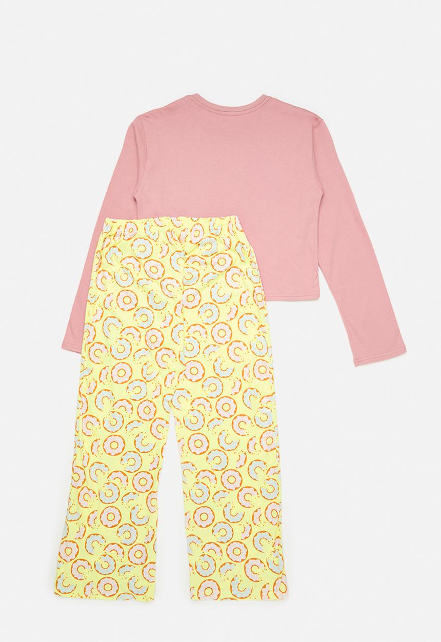 Pop Candy - Pj set - dusty pink /donuts