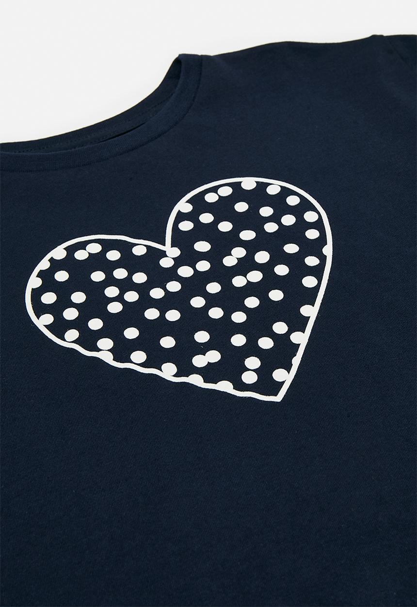 Pop Candy - Pj set -navy/polka dot