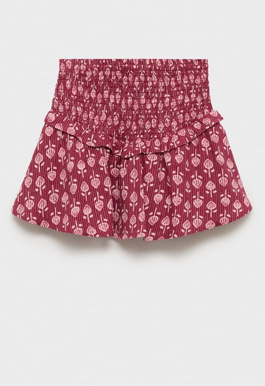 MANGO - Skirt bombai - medium red