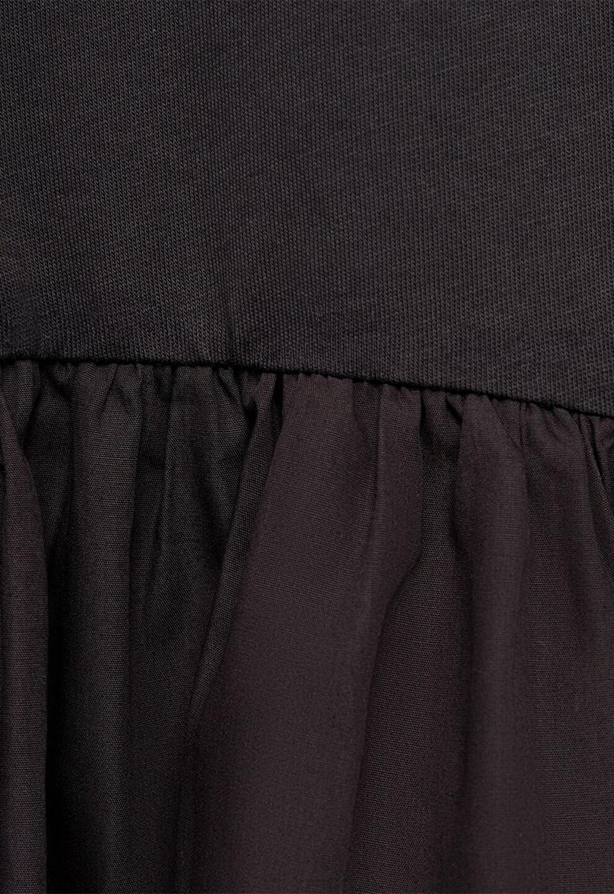 MANGO - Dress balloon - charcoal