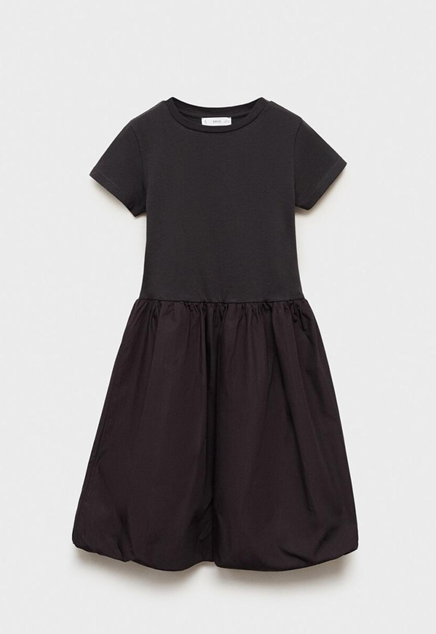 MANGO - Dress balloon - charcoal