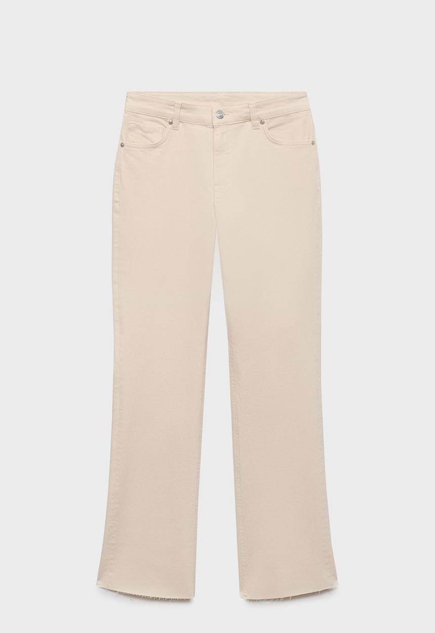 MANGO - Jeans Sienna - Light Beige