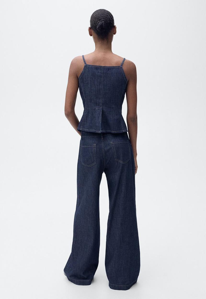 MANGO - Jeans Lia - Open Blue