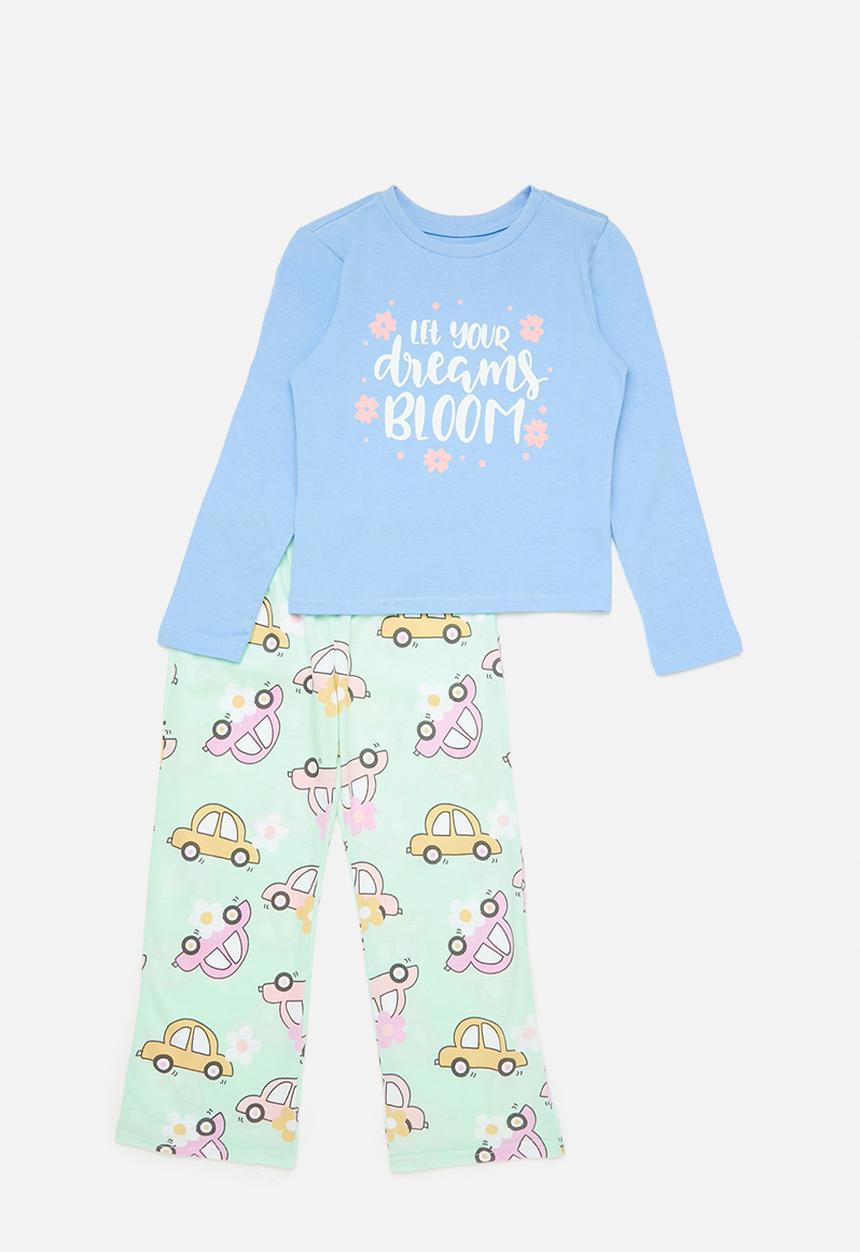 Pop Candy - Pj set -sky/cars