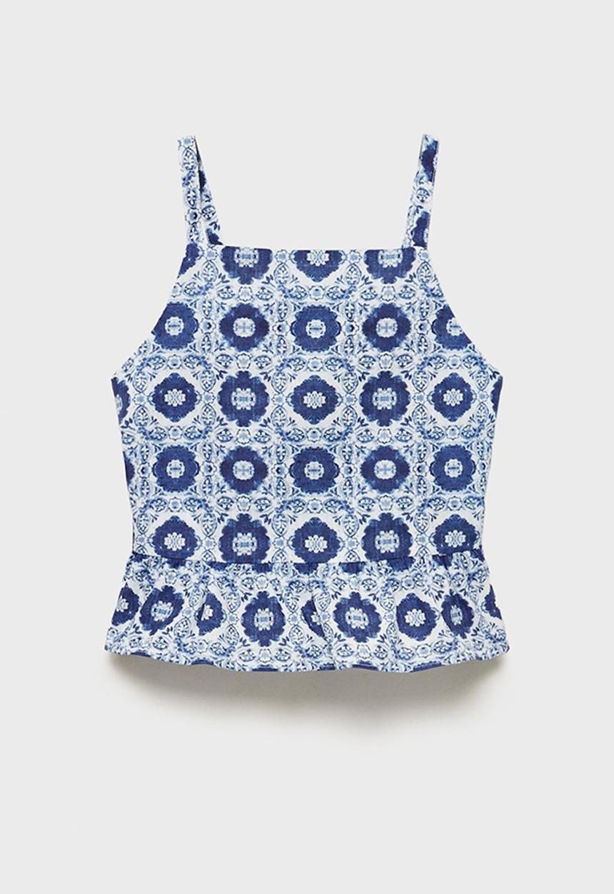 MANGO - Blouse maris - medium blue