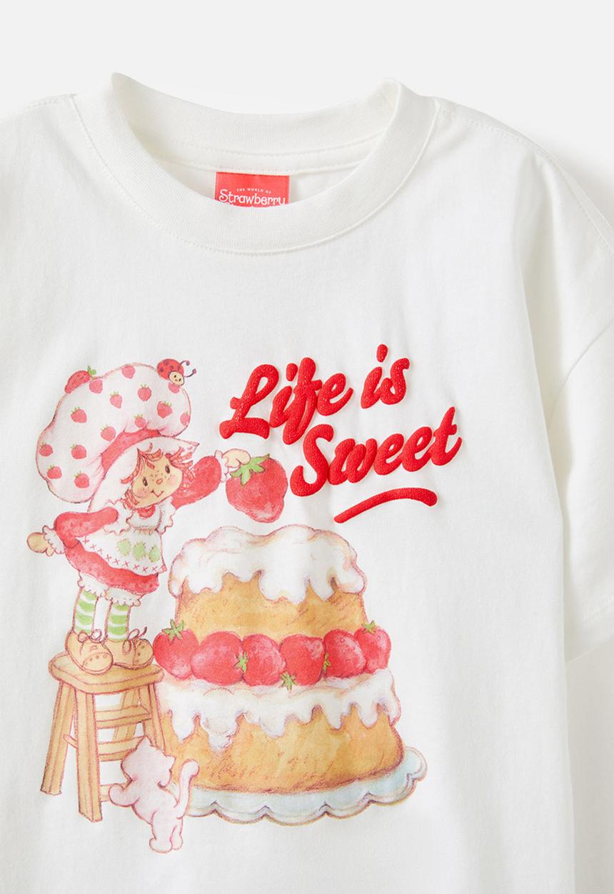 Cotton On - License drop shoulder short sleeve tee - lcn ssc life is sweet/vanilla