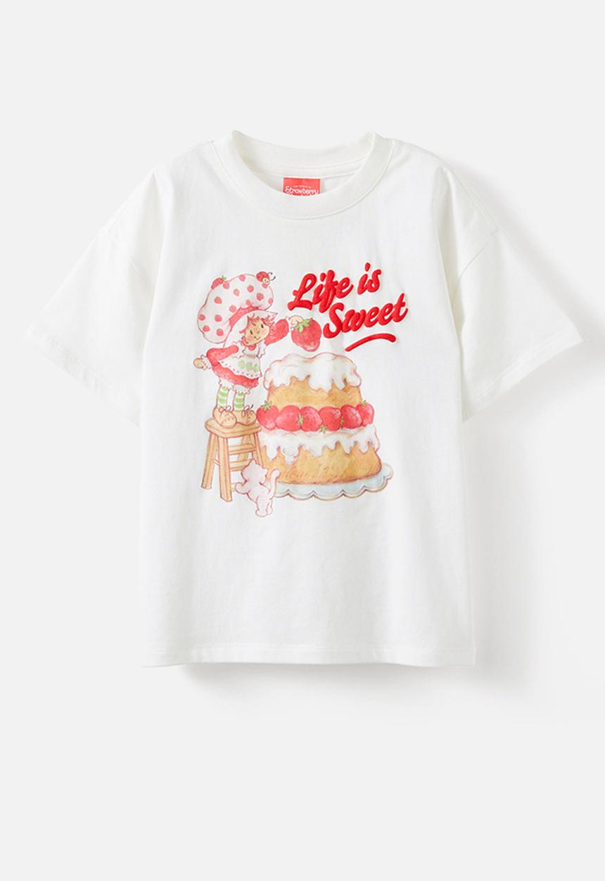 Cotton On - License drop shoulder short sleeve tee - lcn ssc life is sweet/vanilla