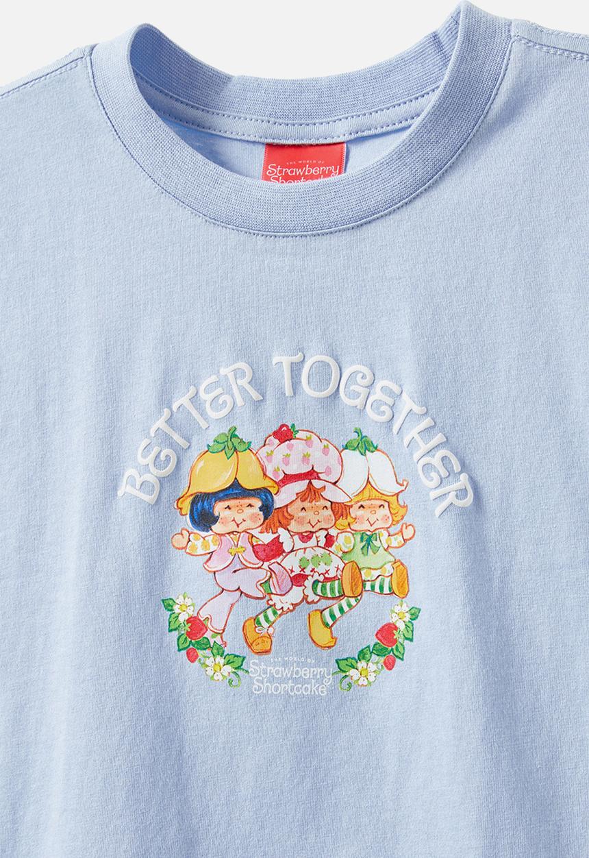 Cotton On - License drop shoulder short sleeve tee - lcn ssc better together/dawn blue