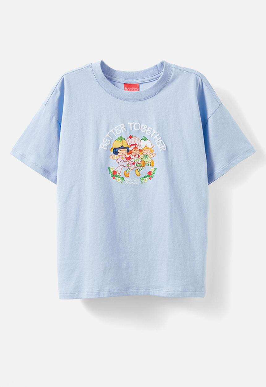 Cotton On - License drop shoulder short sleeve tee - lcn ssc better together/dawn blue