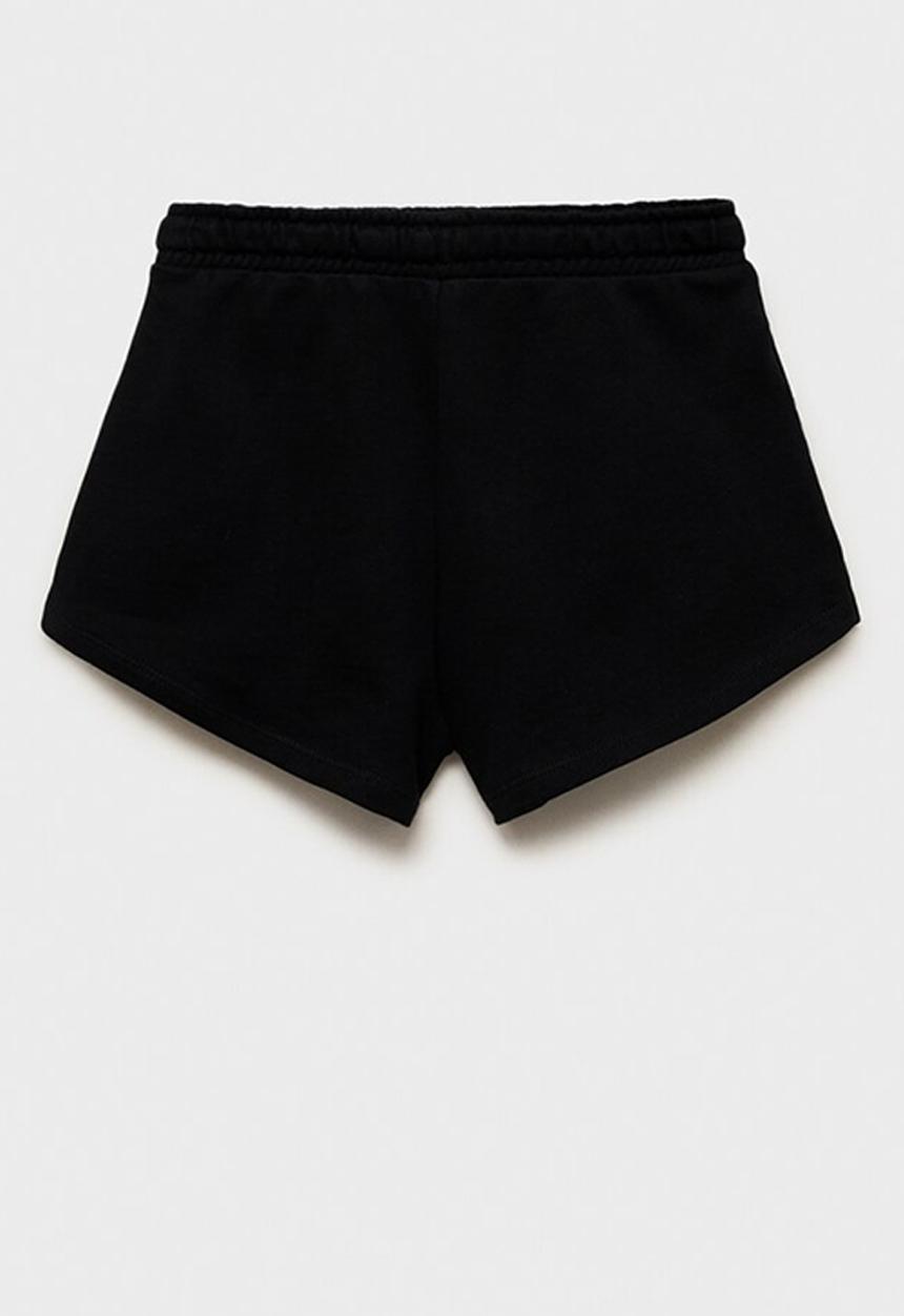 MANGO - Shorts lea - black