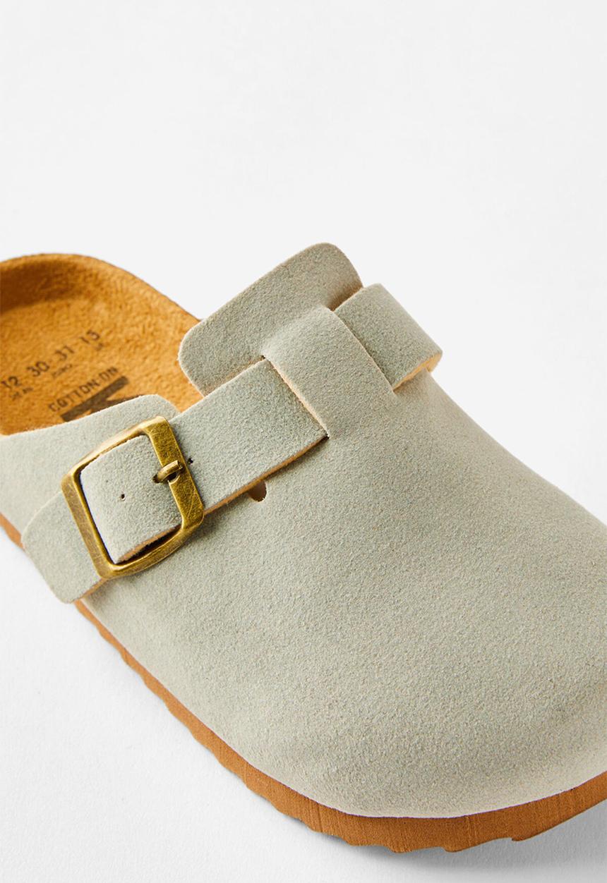 Cotton On - Tommy Buckle Slide - Deep Sage