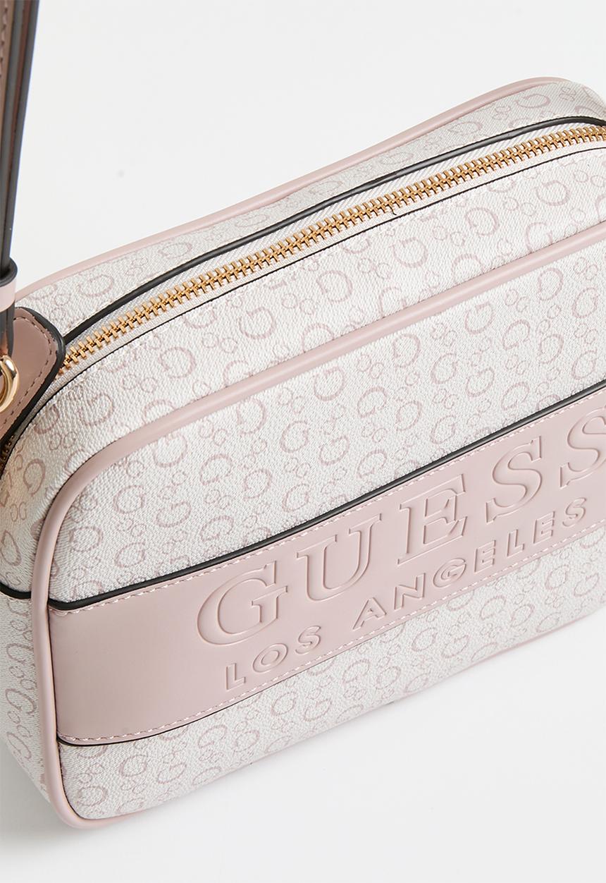 GUESS - Devlon camera crossbody bag - pink
