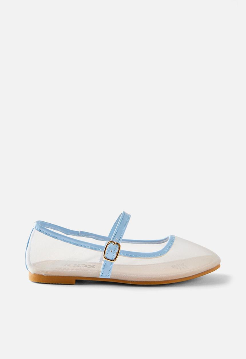Cotton On - Olivia Ballet Flat - Dawn Blue/Mesh