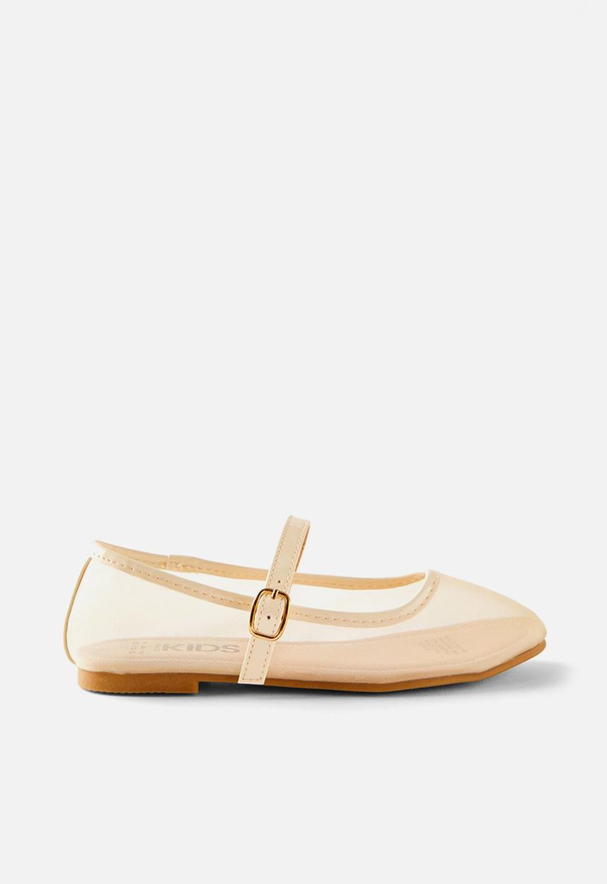 Cotton On - Olivia Ballet Flat - Pale Sand/Mesh