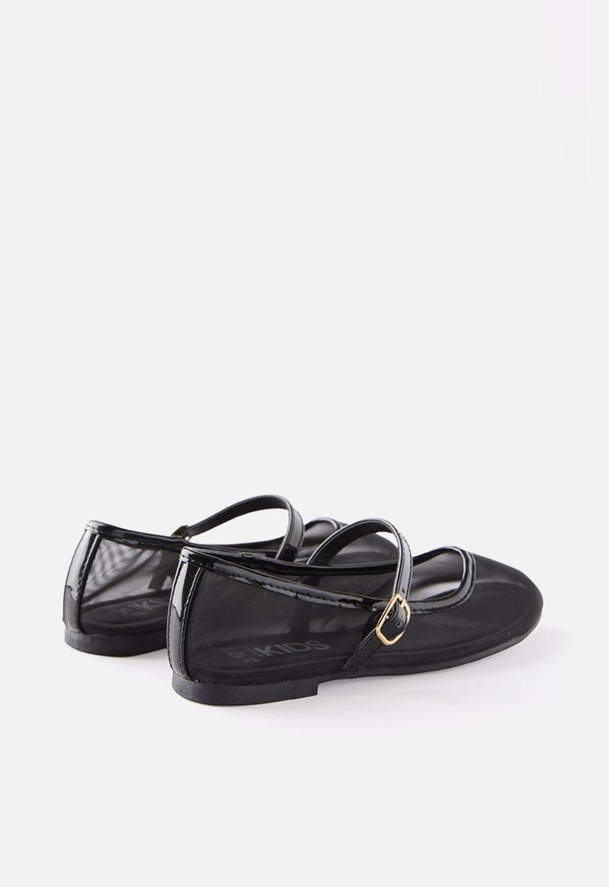 Cotton On - Olivia Ballet Flat - Black/Mesh